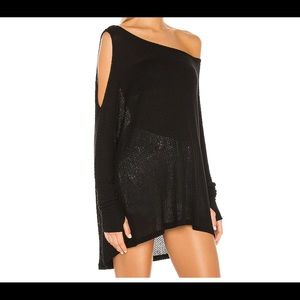 Michael Lauren Cold shoulder Top